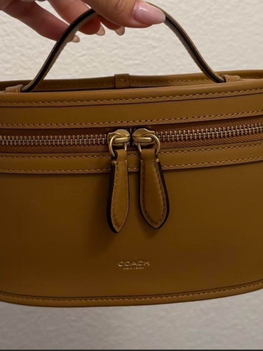 Coach Crossbody Bag in Cognac Brown
